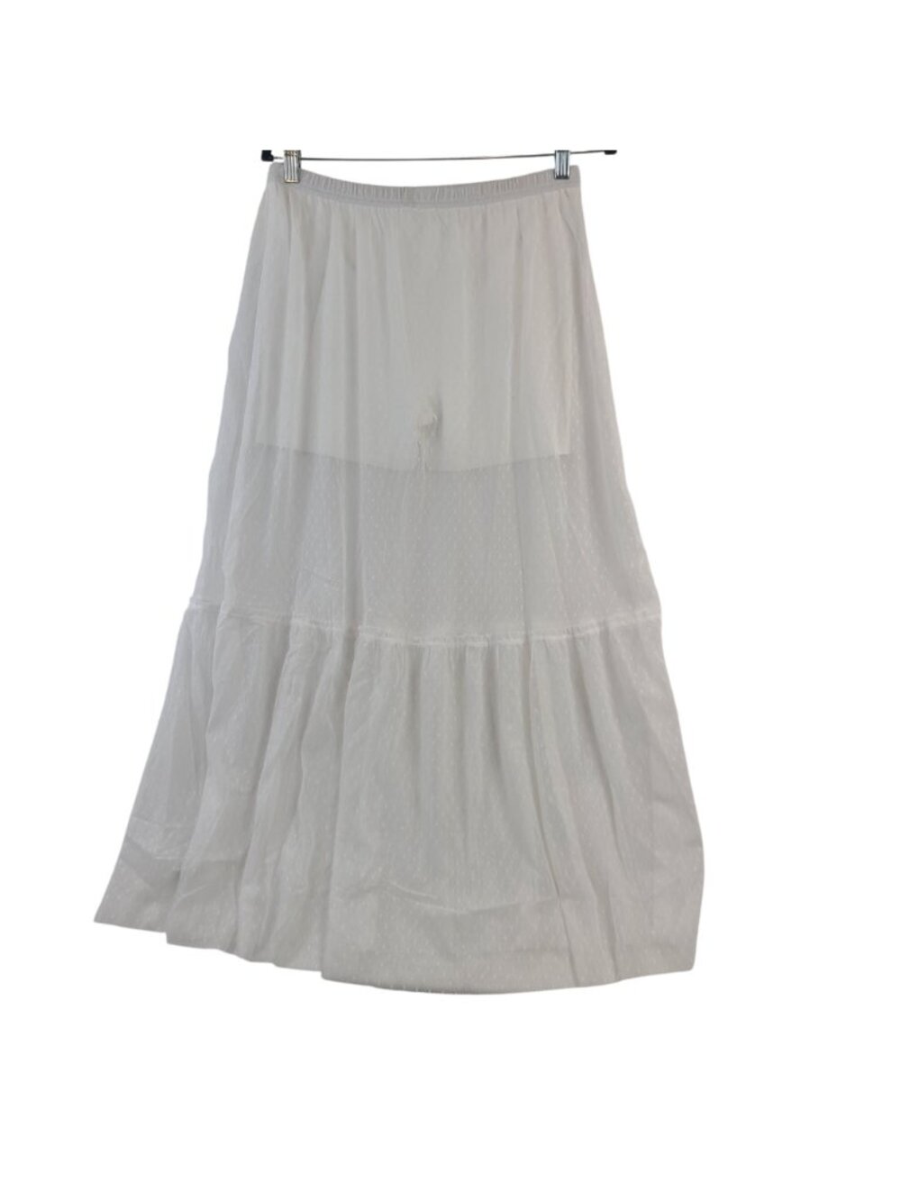 NEW OFFLINE By Aerie White Semi-Sheer Maxi Skirt w/ Built in Shorts Size L - Picture 5 of 5
